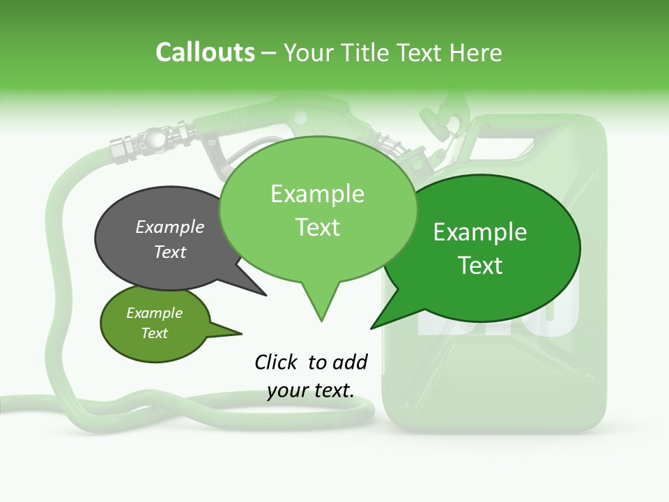 Recycling Oil Metal PowerPoint Template