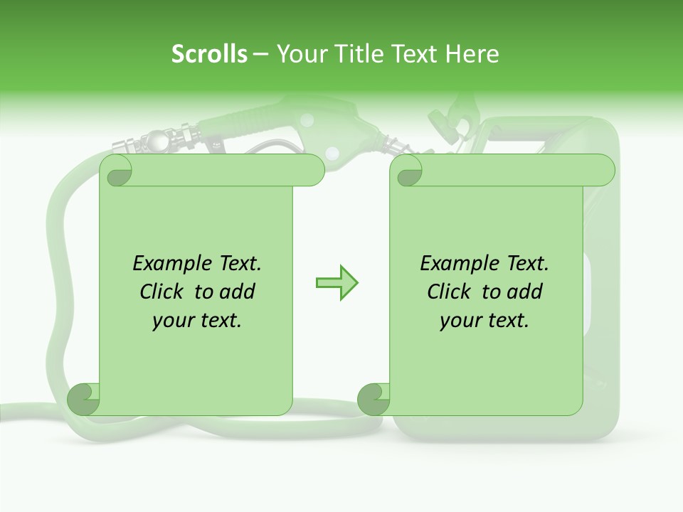 Recycling Oil Metal PowerPoint Template