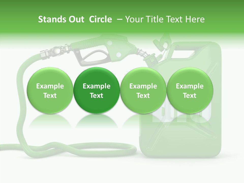 Recycling Oil Metal PowerPoint Template