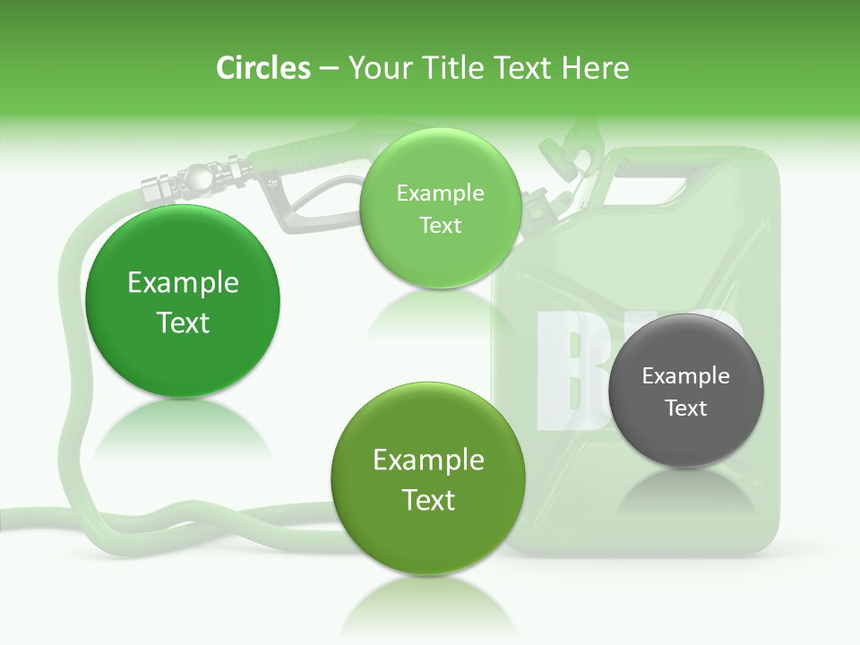 Recycling Oil Metal PowerPoint Template