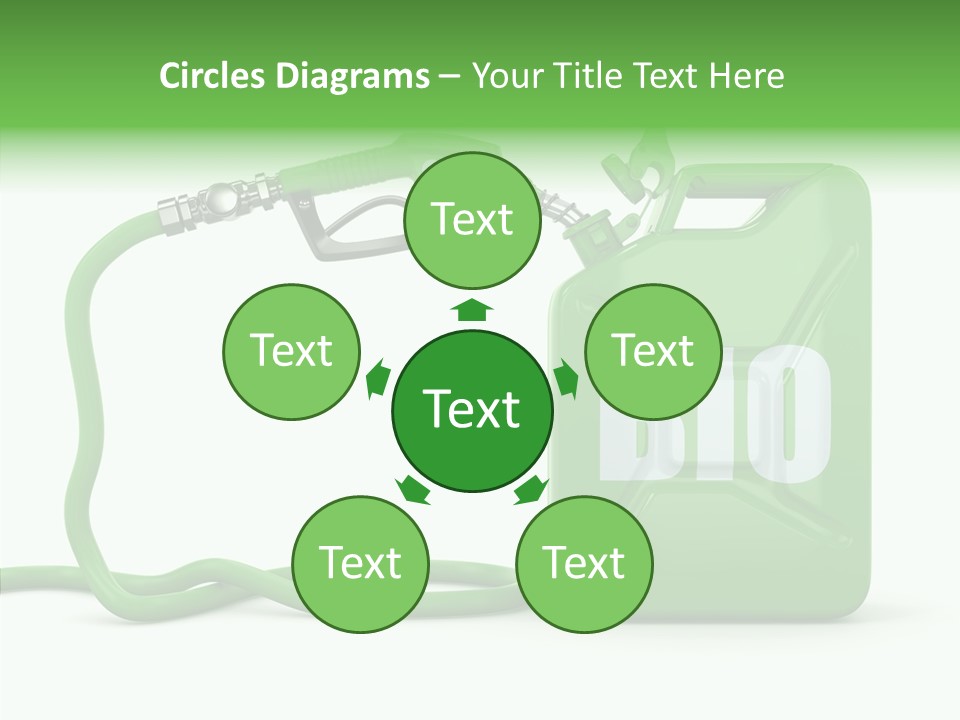 Recycling Oil Metal PowerPoint Template