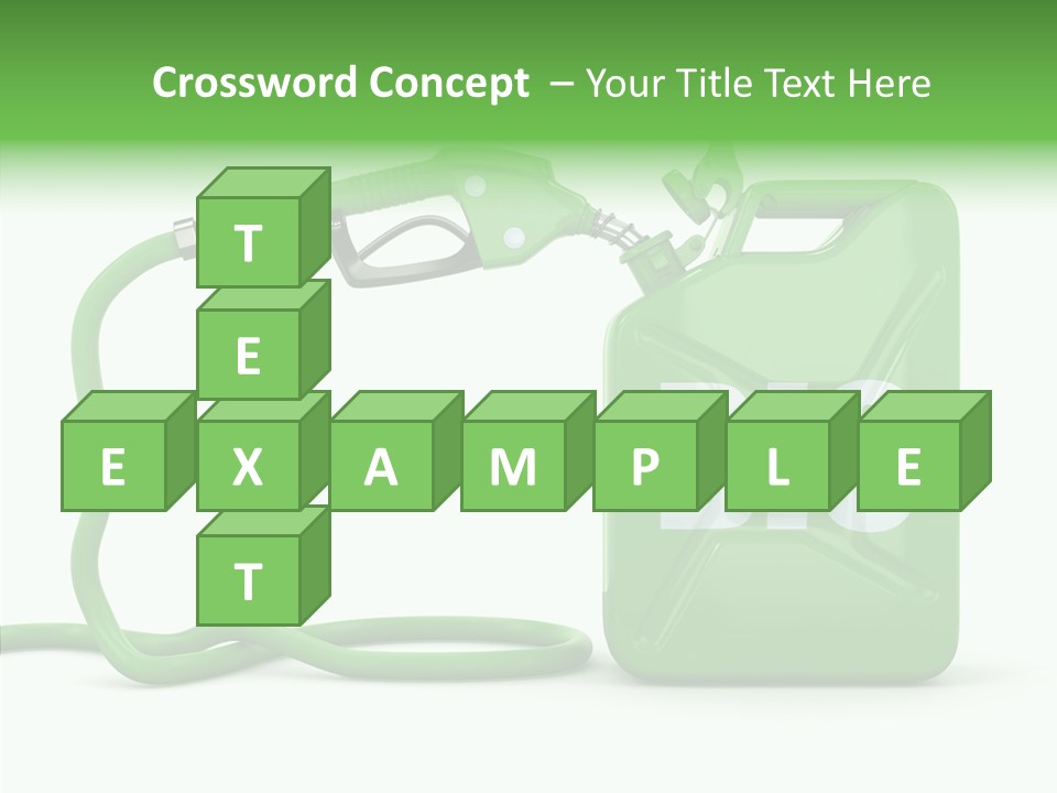 Recycling Oil Metal PowerPoint Template