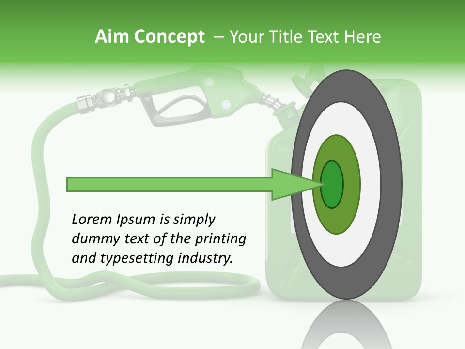 Recycling Oil Metal PowerPoint Template