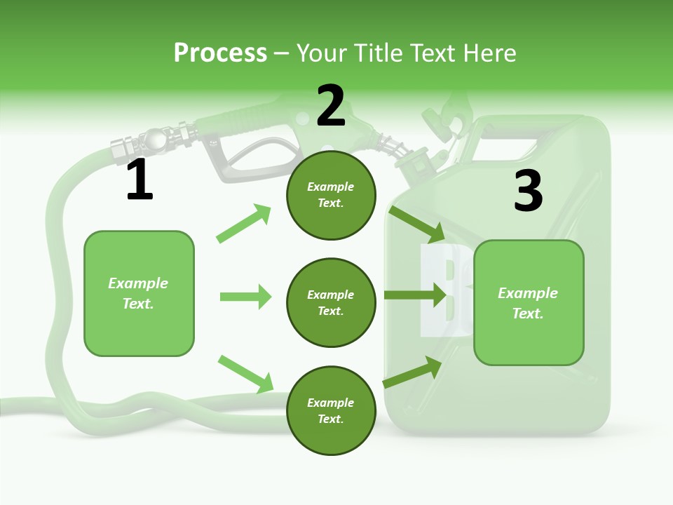 Recycling Oil Metal PowerPoint Template