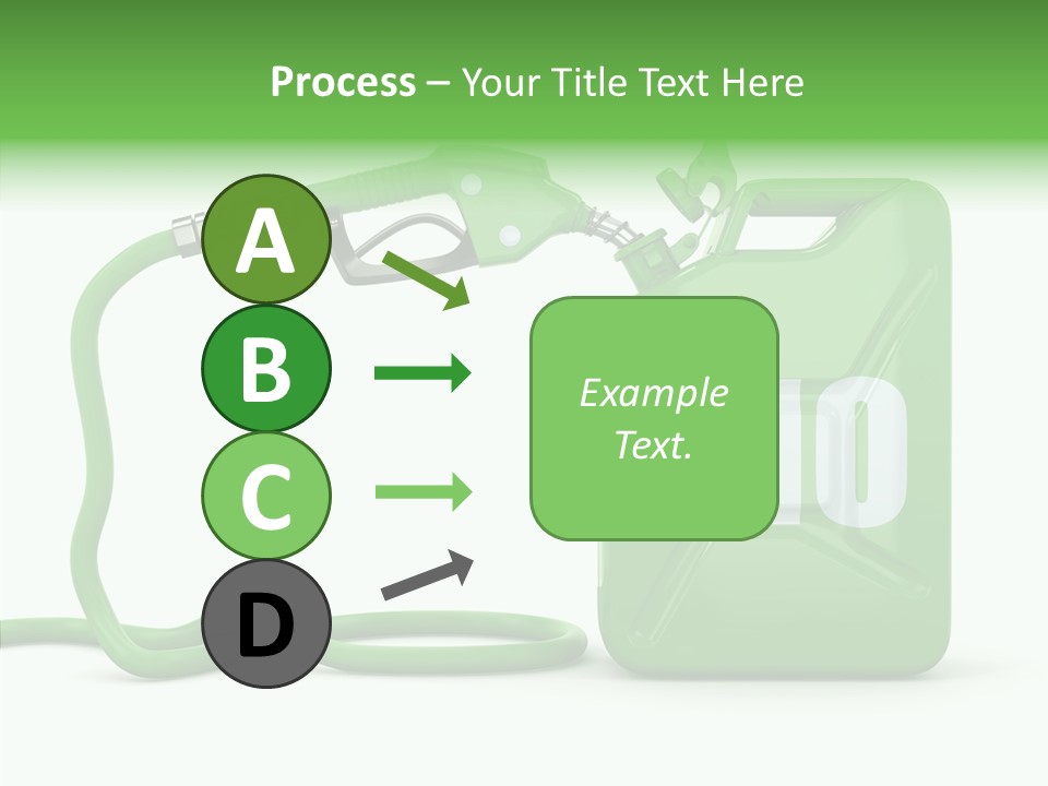 Recycling Oil Metal PowerPoint Template