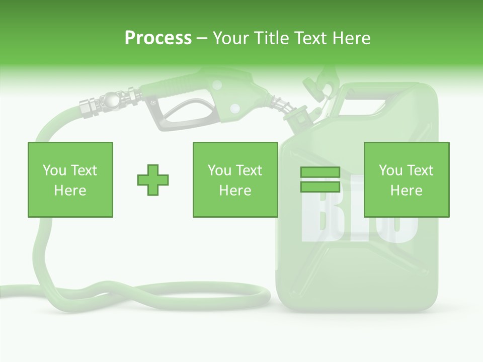 Recycling Oil Metal PowerPoint Template