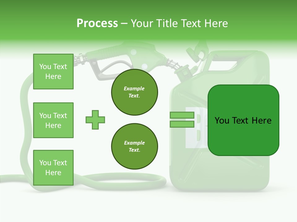 Recycling Oil Metal PowerPoint Template
