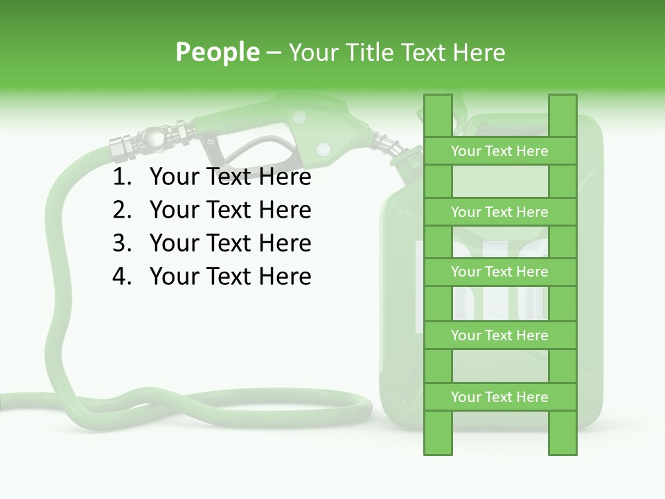 Recycling Oil Metal PowerPoint Template