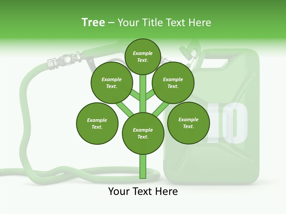 Recycling Oil Metal PowerPoint Template