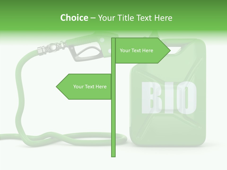 Recycling Oil Metal PowerPoint Template