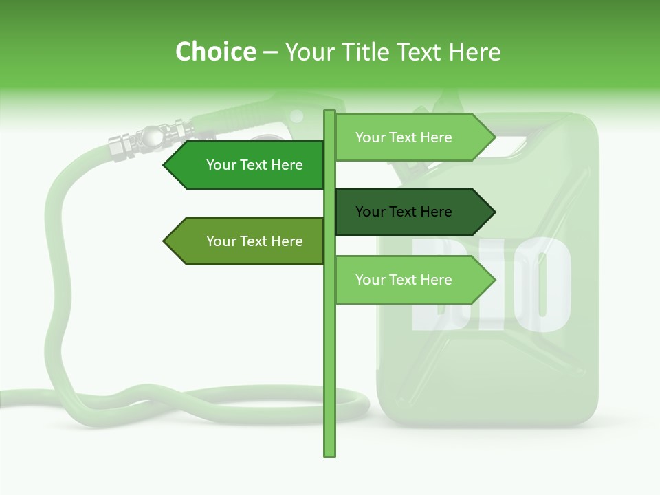Recycling Oil Metal PowerPoint Template