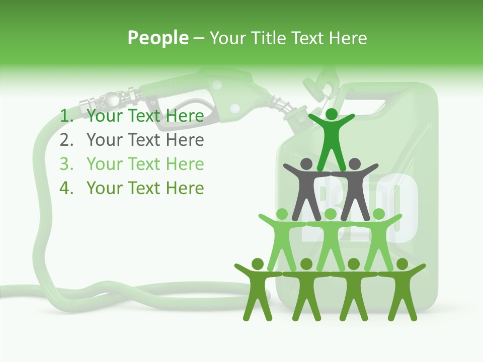 Recycling Oil Metal PowerPoint Template