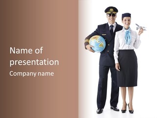 Profession Isolated Smiling PowerPoint Template