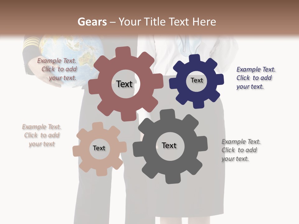 Profession Isolated Smiling PowerPoint Template