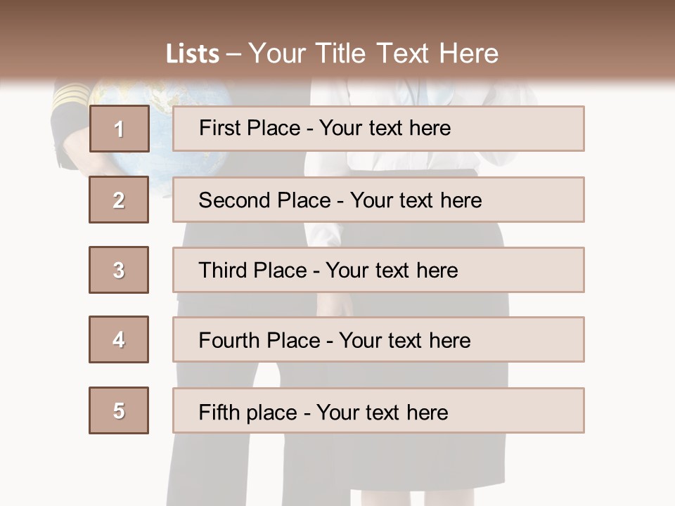 Profession Isolated Smiling PowerPoint Template