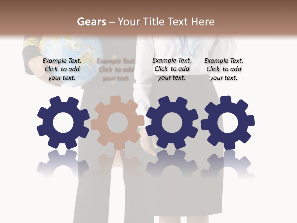 Profession Isolated Smiling PowerPoint Template