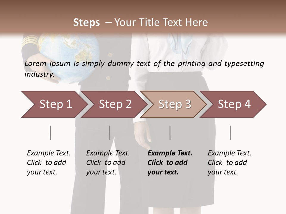 Profession Isolated Smiling PowerPoint Template