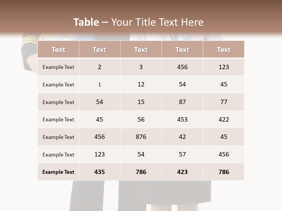 Profession Isolated Smiling PowerPoint Template