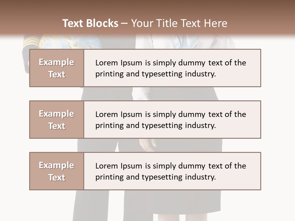 Profession Isolated Smiling PowerPoint Template