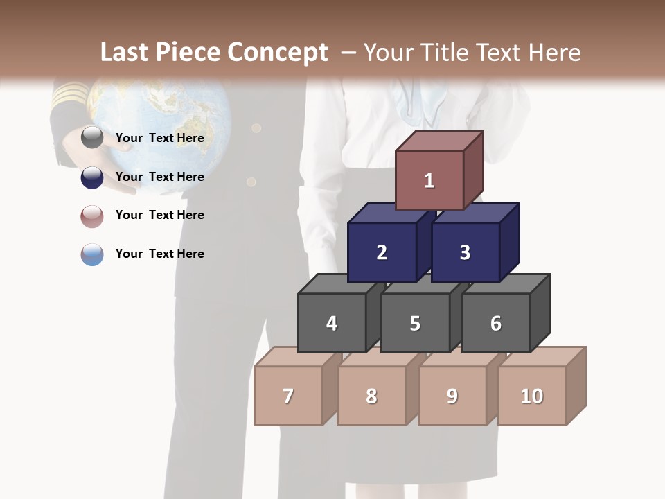 Profession Isolated Smiling PowerPoint Template