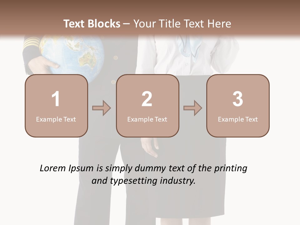 Profession Isolated Smiling PowerPoint Template