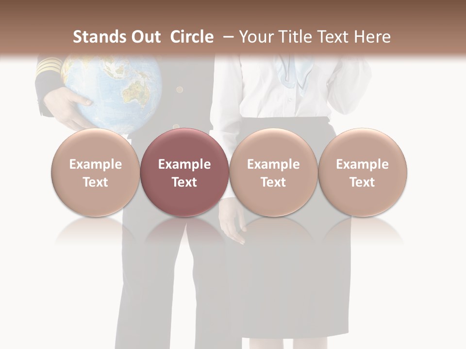 Profession Isolated Smiling PowerPoint Template