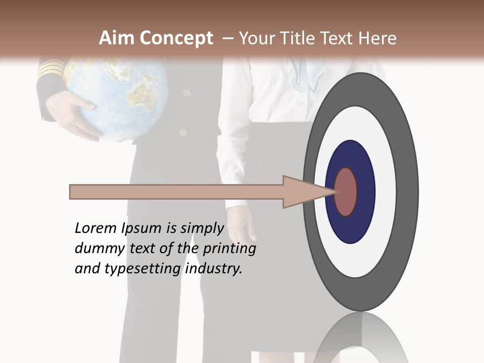 Profession Isolated Smiling PowerPoint Template
