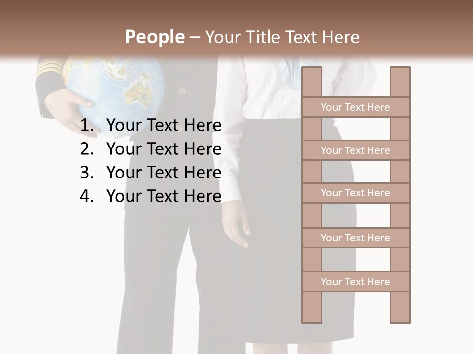 Profession Isolated Smiling PowerPoint Template