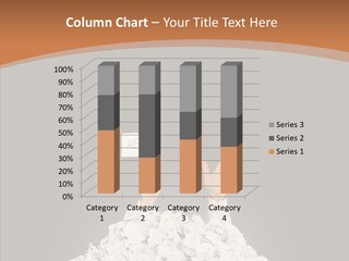 Holding Pile White PowerPoint Template