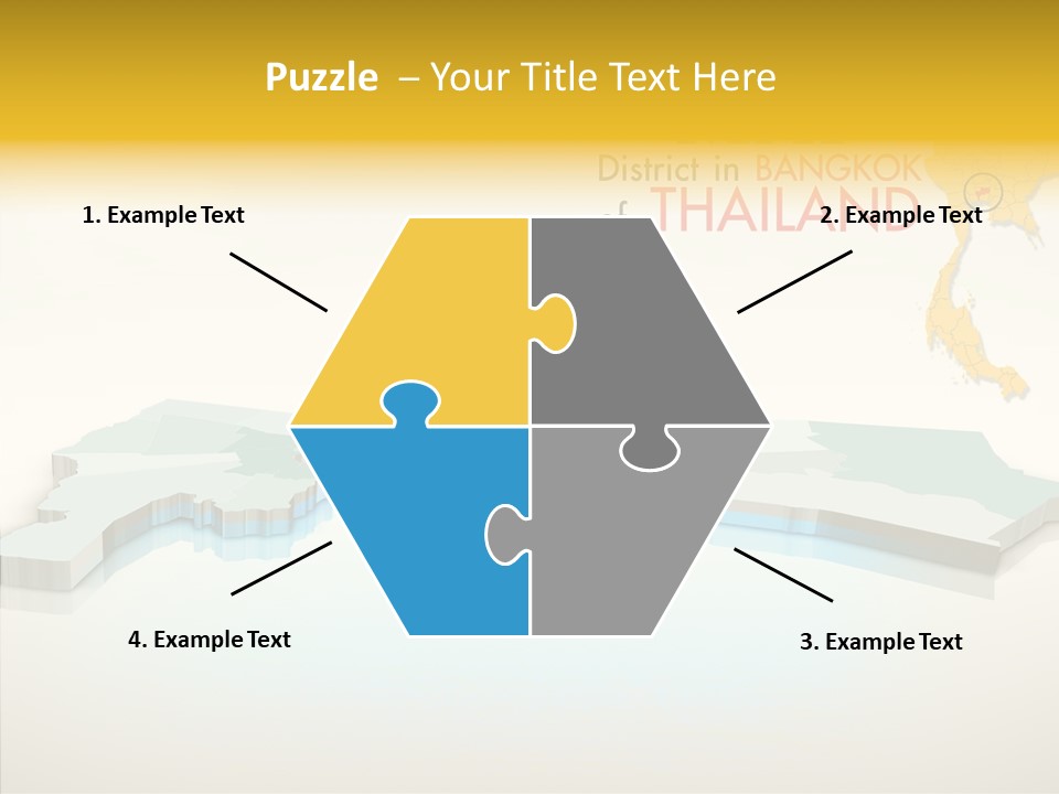 Lane Traffic City PowerPoint Template