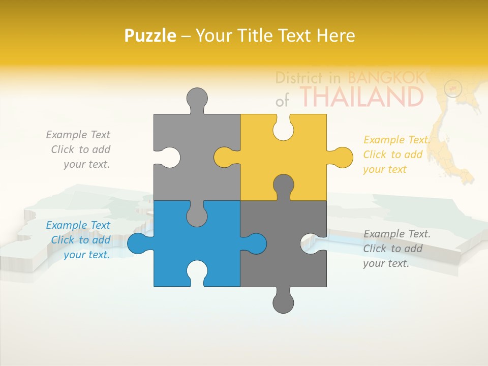 Lane Traffic City PowerPoint Template