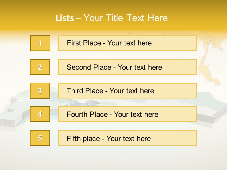 Lane Traffic City PowerPoint Template
