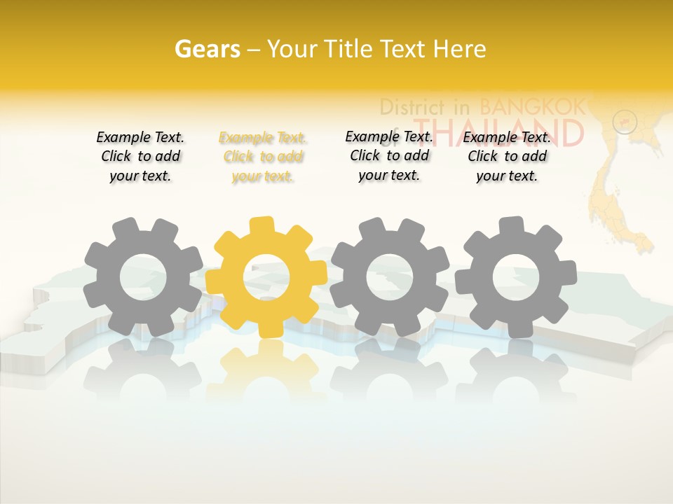 Lane Traffic City PowerPoint Template