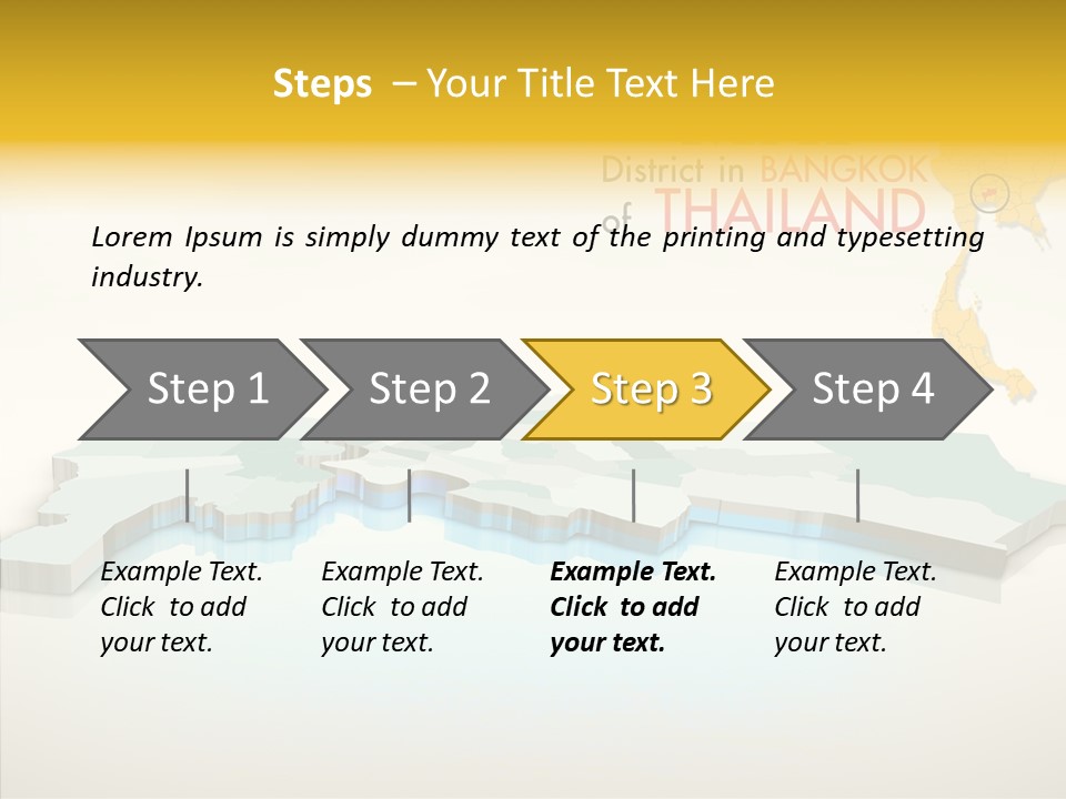Lane Traffic City PowerPoint Template