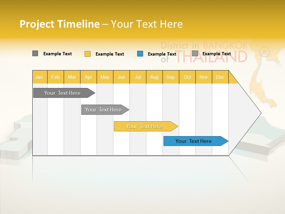 Lane Traffic City PowerPoint Template