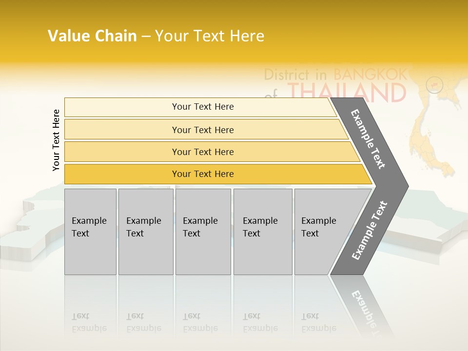 Lane Traffic City PowerPoint Template