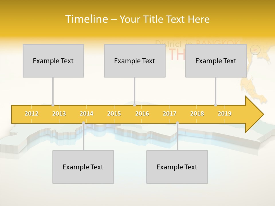 Lane Traffic City PowerPoint Template