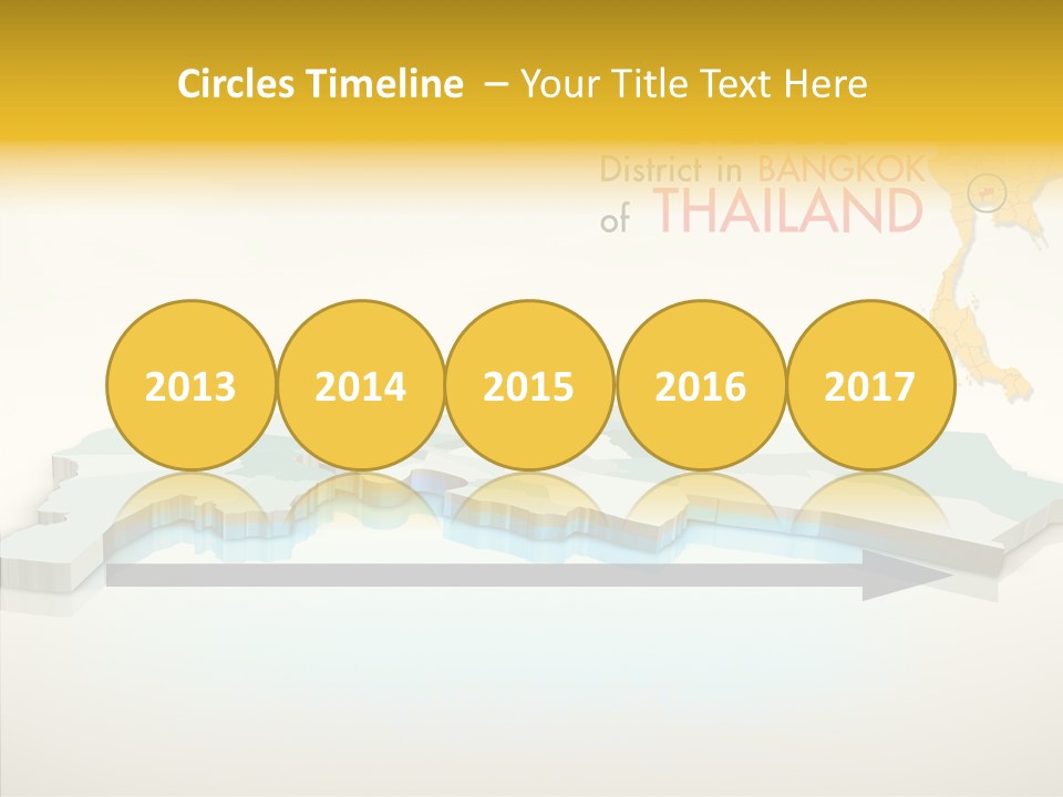 Lane Traffic City PowerPoint Template