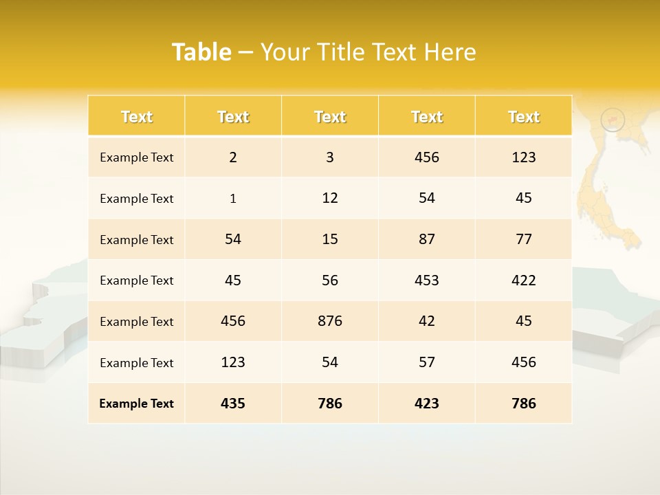Lane Traffic City PowerPoint Template
