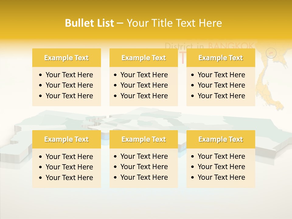 Lane Traffic City PowerPoint Template