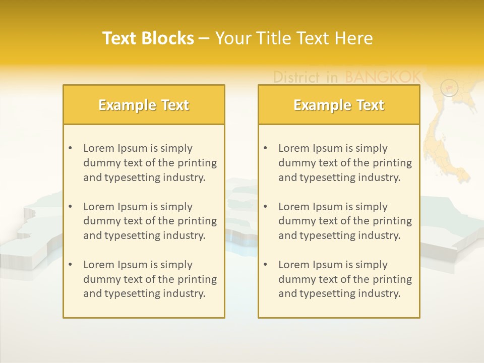 Lane Traffic City PowerPoint Template
