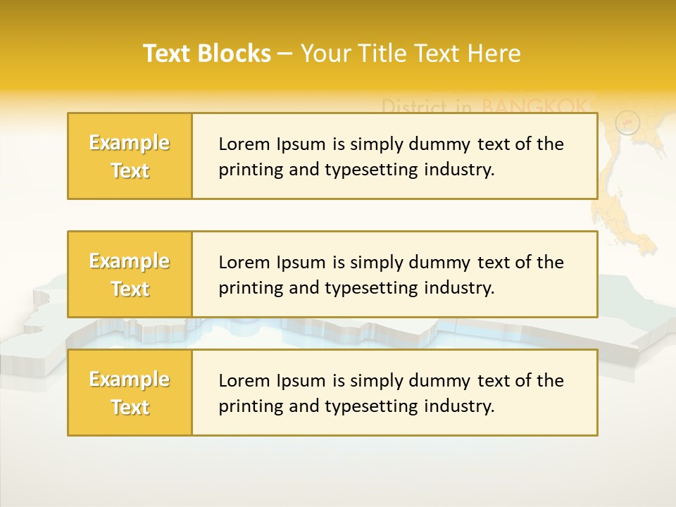 Lane Traffic City PowerPoint Template