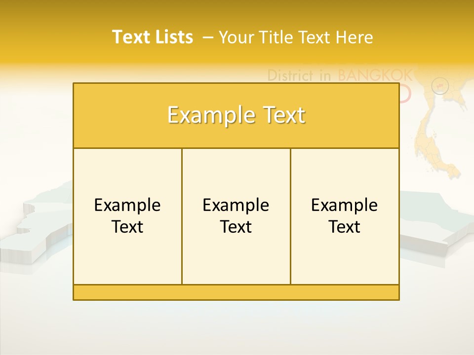 Lane Traffic City PowerPoint Template