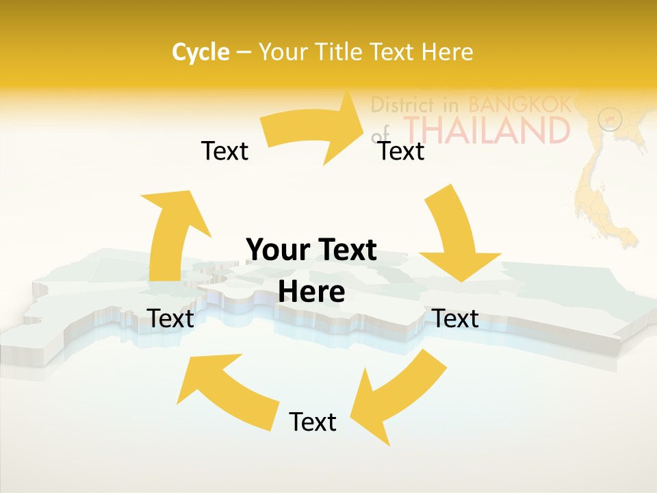 Lane Traffic City PowerPoint Template