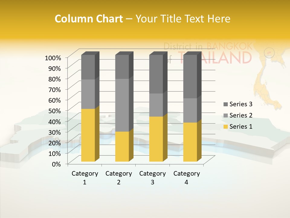 Lane Traffic City PowerPoint Template