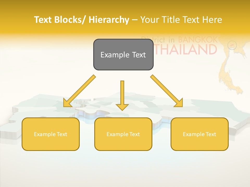 Lane Traffic City PowerPoint Template
