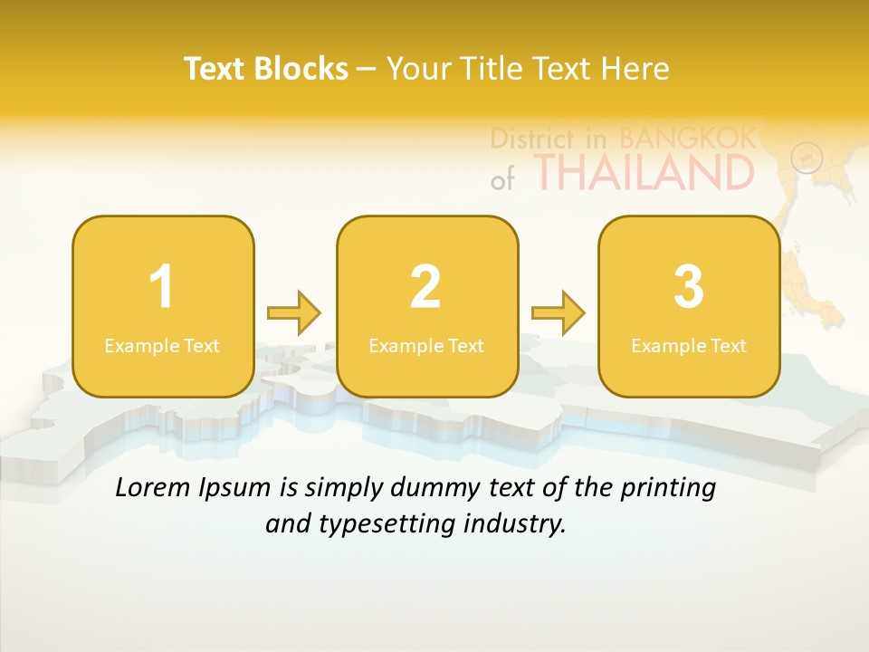 Lane Traffic City PowerPoint Template