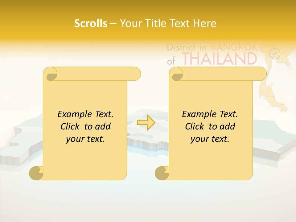 Lane Traffic City PowerPoint Template