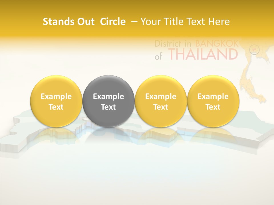 Lane Traffic City PowerPoint Template