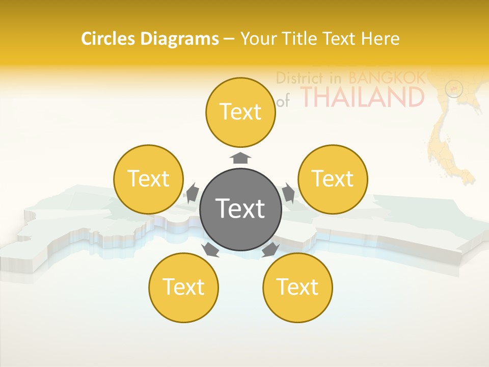 Lane Traffic City PowerPoint Template